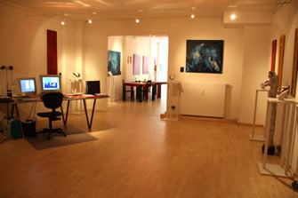 Showroom von Purpur31 in D�sseldorf-Bilk. Grafik-Design Atelier - D�ssel Druck und Verlag!